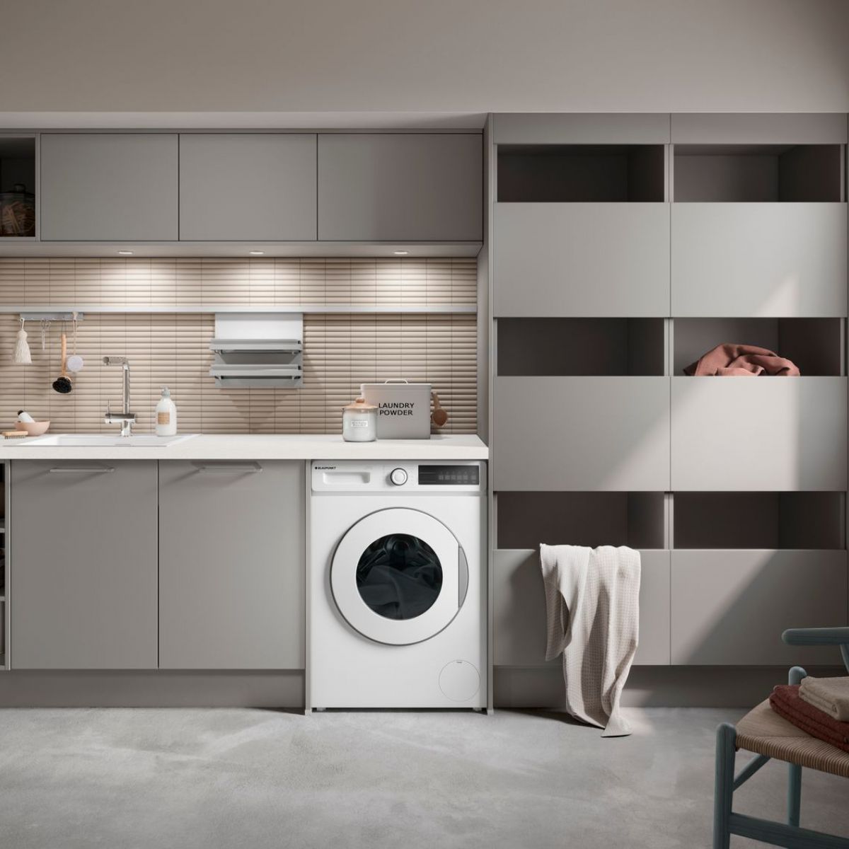 Häcker - Concept 130 UNO Perlgrau