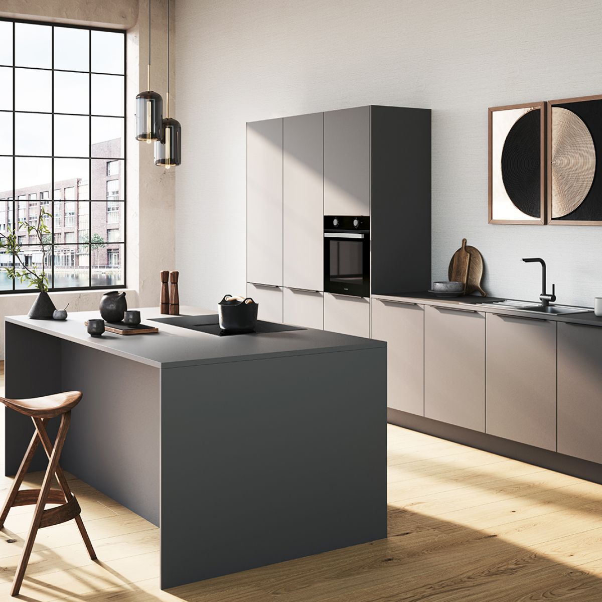 Häcker Concept 130 TOP SOFT - Graphit