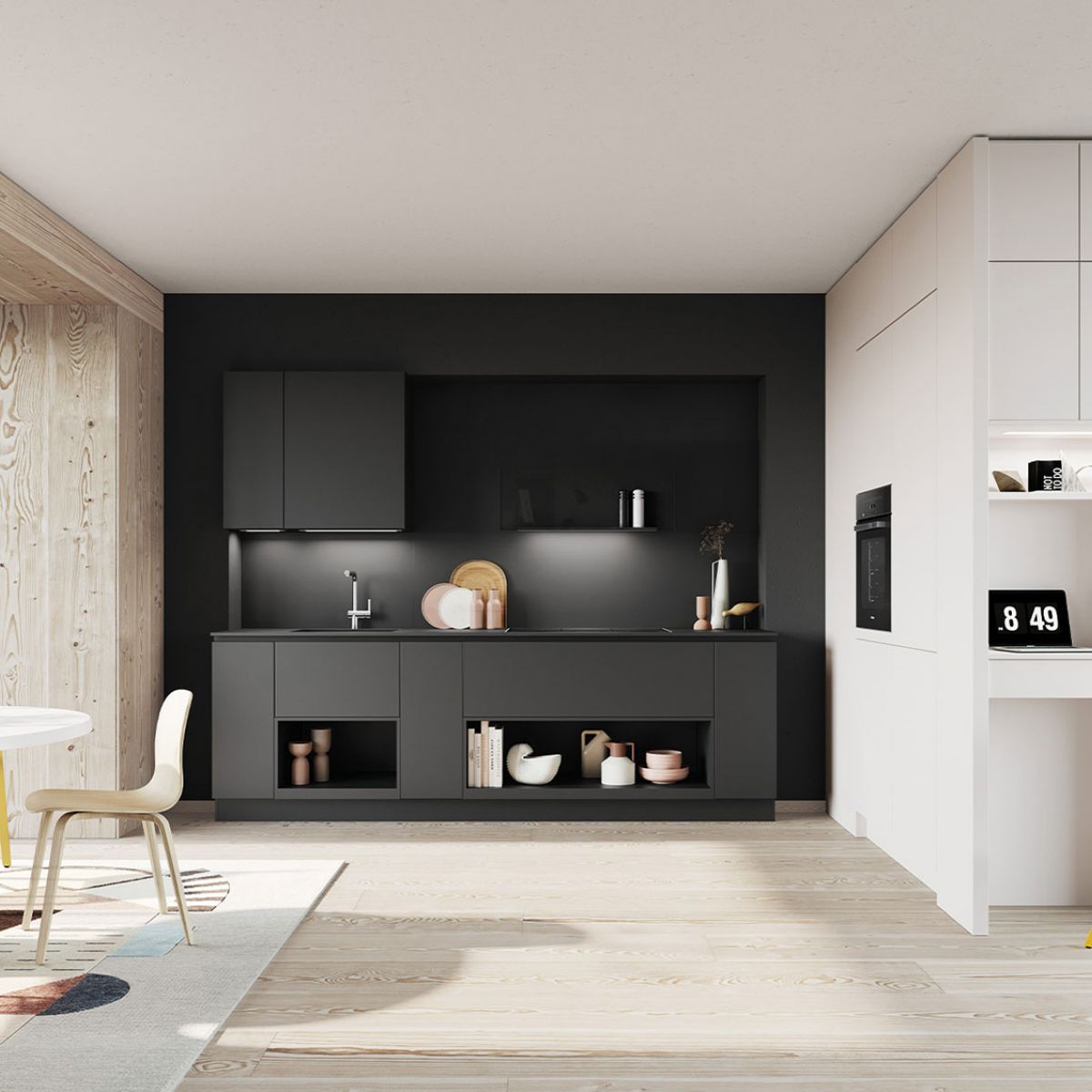 Häcker Concept 130 PERFECT SOFT - Graphit