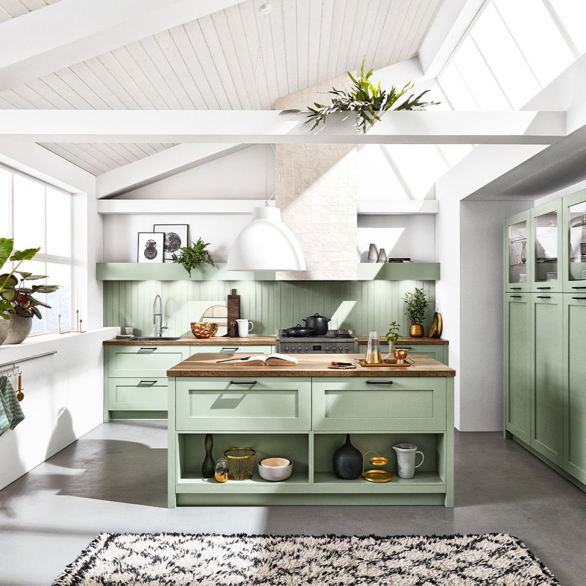 Häcker - concept130 HAMPTON Pastellgrün
