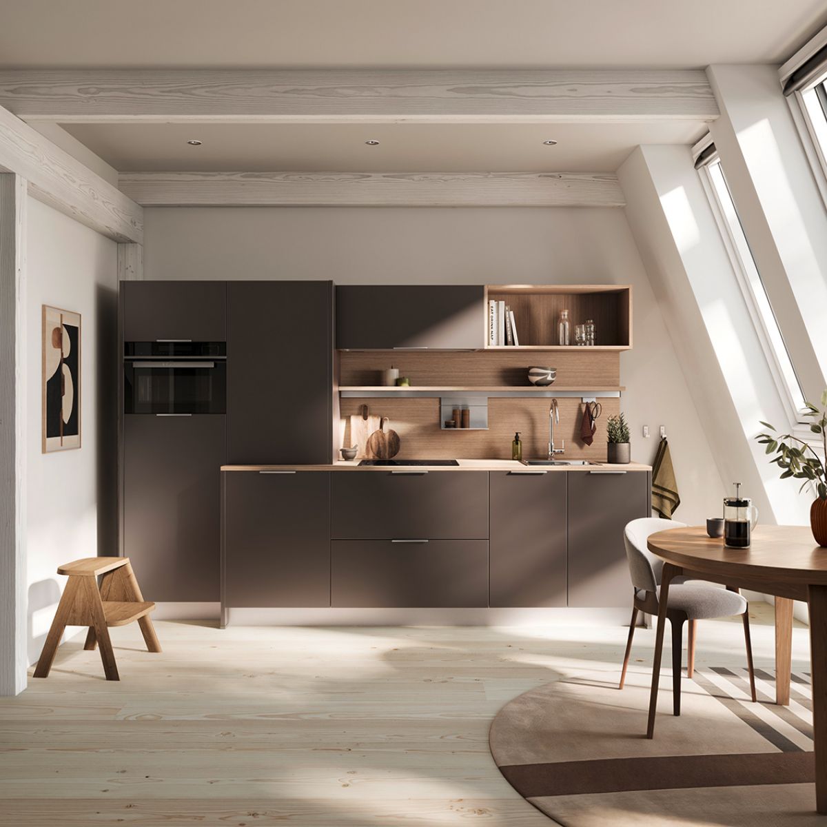 Häcker Concept 130 VEGAS Braun metallic