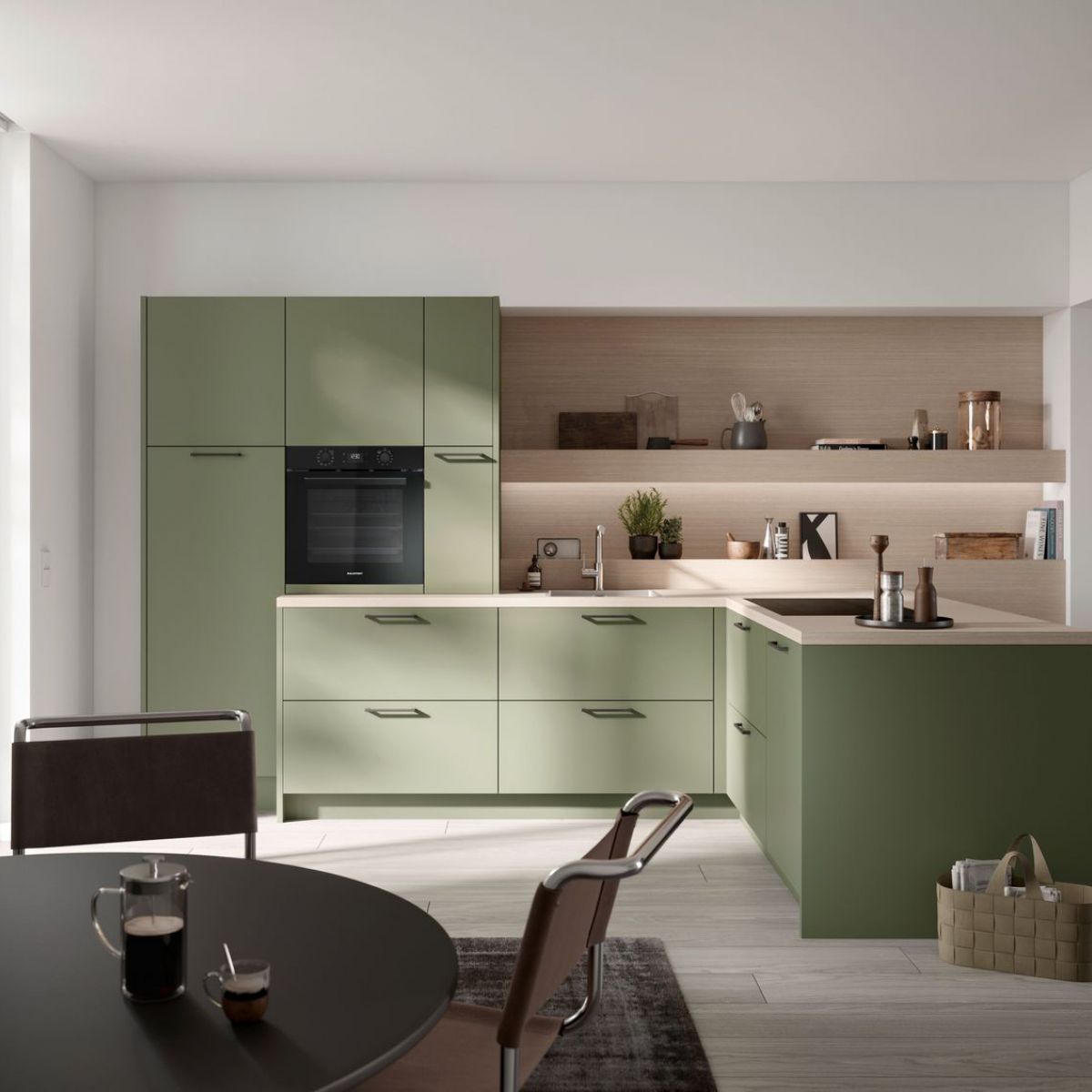 Häcker Concept130 SCALA Olivgrün
