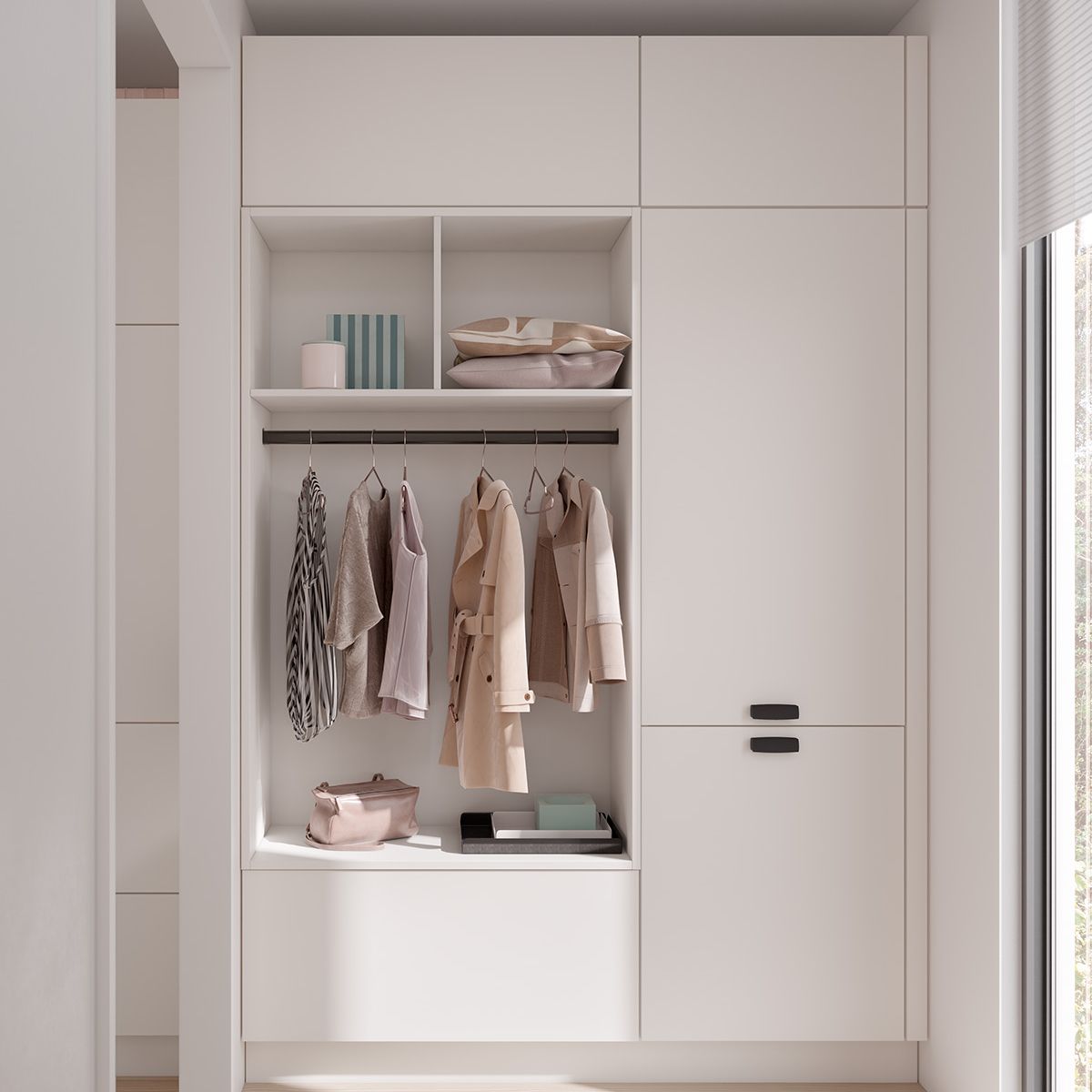 Häcker - Concept130 TOP SOFT Weiß Schranksystemen