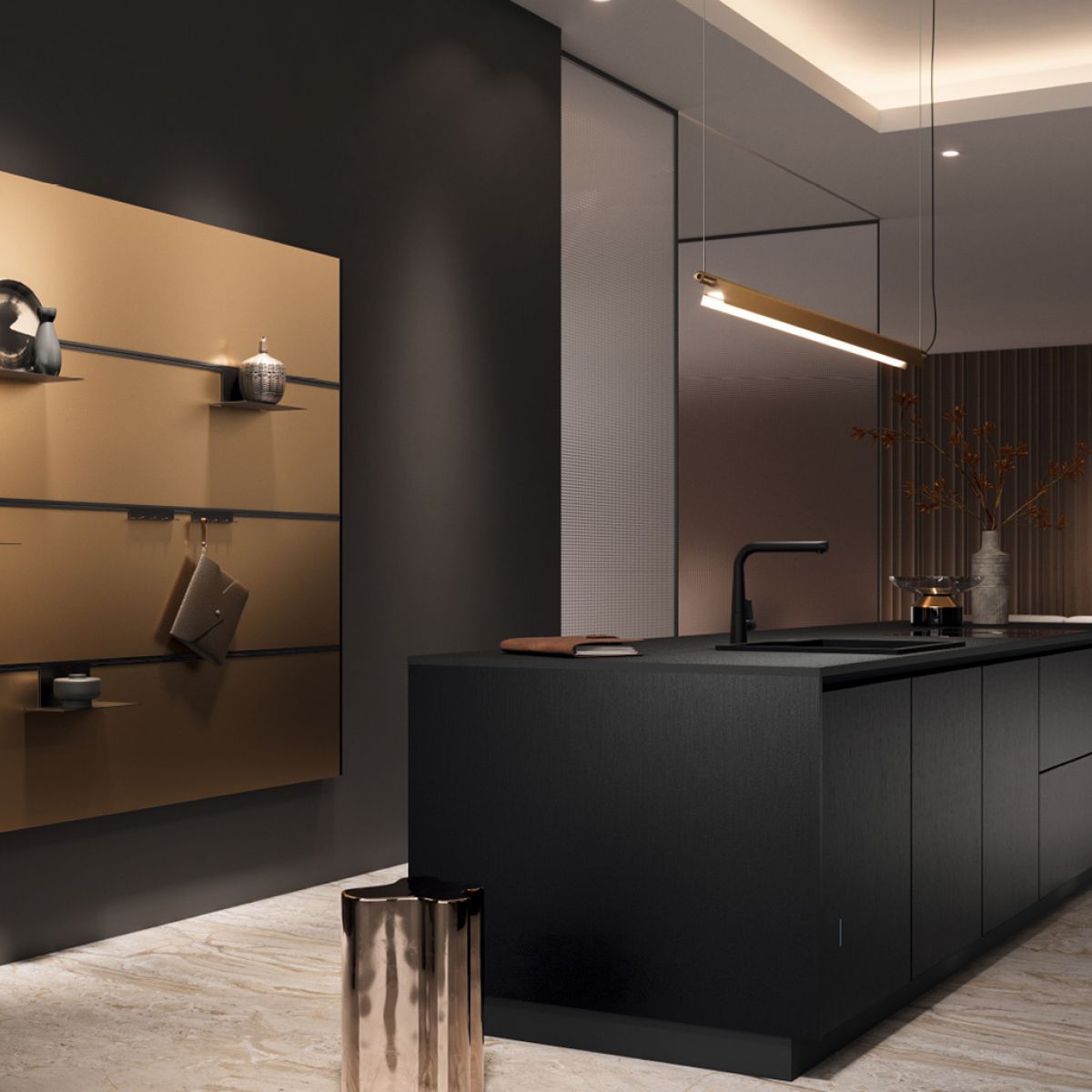 Häcker - systemat  AV 7070 GL Bronze